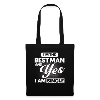 Meilleur mariage d’homme - Sac en tissu - noir - Devant