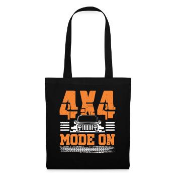 4x4-Modus eingeschaltet - Stoffbeutel - Schwarz - Vorne