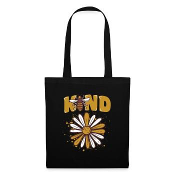 Type d’abeille Choisissez la bonté - Sac en tissu - noir - Devant
