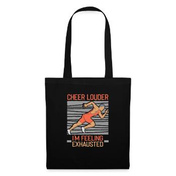 Running Marathon Runner Running - Tote Bag - black - Front