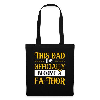 Fa-Thor Père Papa Papa - Sac en tissu - noir - Devant
