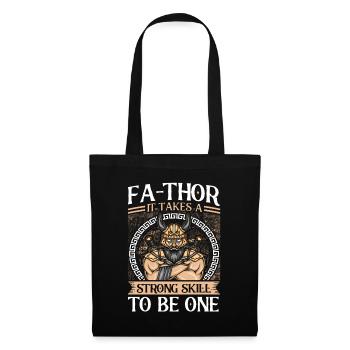 Fa-Thor Père Papa Papa - Sac en tissu - noir - Devant
