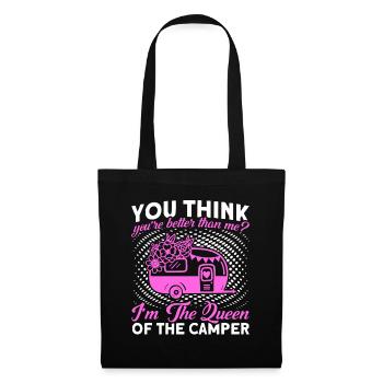 Camping camping en plein air Camping Camping - Sac en tissu - noir - Devant