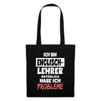 Lehrer Geschenke Lehrerinnen Geschenkideen für - Stoffbeutel - Schwarz - Vorne