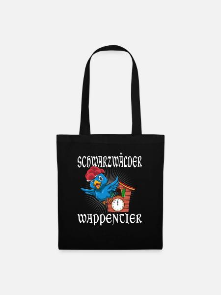 Schwarzwälder Wappentier - Stoffbeutel - Schwarz