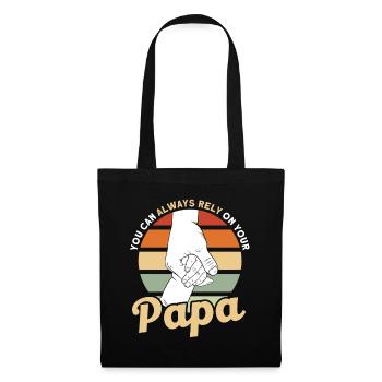 Reliable Father Dad Papa - Tote Bag - black - Front
