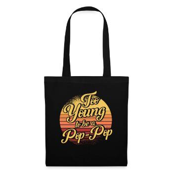Pop-Pop Grandpa Grandfather Grandfather - Tote Bag - black - Front