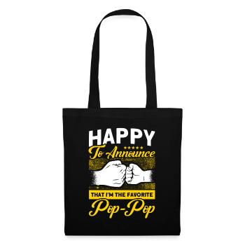 Pop-Pop Grandpa Grandfather Grandfather - Tote Bag - black - Front