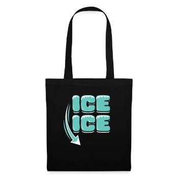 Annonce de grossesse - Sac en tissu - noir - Devant