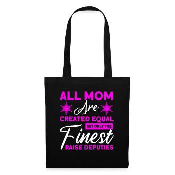 Shérif adjoint adjoint Mama Mother - Sac en tissu - noir - Devant