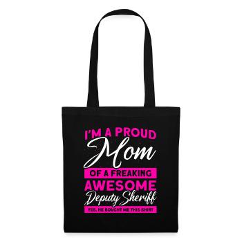 Proud Mama Assistant Sheriff Mama Mother - Tote Bag - black - Front