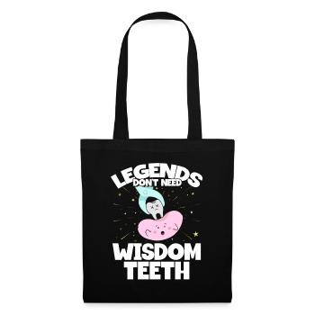 Wisdom Teeth Wisdom Tooth Patient Dentist - Tote Bag - black - Front
