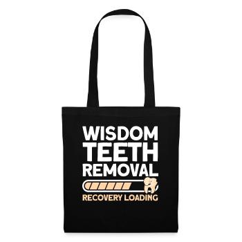 Wisdom Teeth Wisdom Tooth Patient Dentist - Tote Bag - black - Front