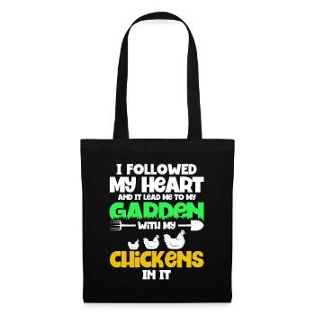 Gardening Gardener Chicken Farmer Chicken Feeder - Tote Bag - black - Front