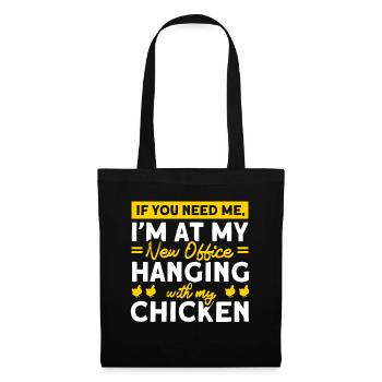 Gardening Gardener Chicken Farmer Chicken Feeder - Tote Bag - black - Front