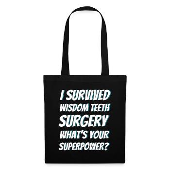 Wisdom Teeth Wisdom Tooth Patient Dentist - Tote Bag - black - Front