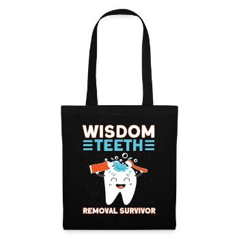 Wisdom Teeth Wisdom Tooth Patient Dentist - Tote Bag - black - Front