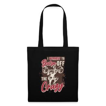 I train like a madman - Tote Bag - black - Front