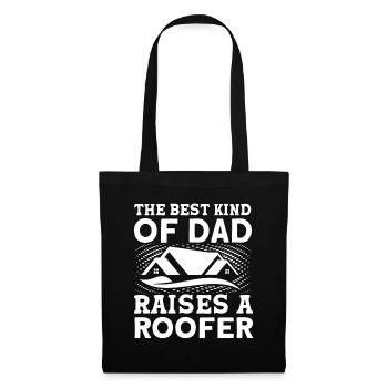Meilleur gentil Père Couvreur Père Famille - Sac en tissu - noir - Devant
