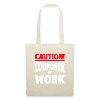 Coupon Shopper Discount Couponer Vente à prix réduit - Sac en tissu - nature - Devant