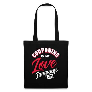 Coupon Shopper Discount Couponer Vente à prix réduit - Sac en tissu - noir - Devant