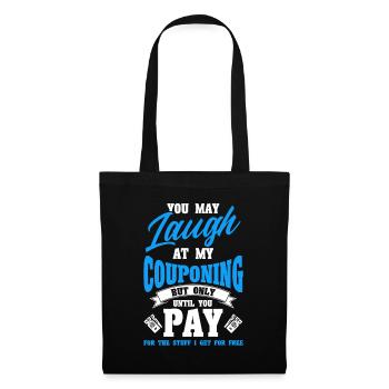Coupon Shopper Discount Couponer Vente à prix réduit - Sac en tissu - noir - Devant