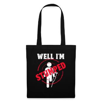 Handicap Amputee Amputation Prosthetic Leg - Tote Bag - black - Front