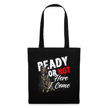 German Shepherd Police Dog Police Dog - Tote Bag - black - Front