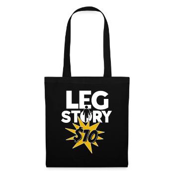 Handicap amputé amputation prothèse de jambe - Sac en tissu - noir - Devant