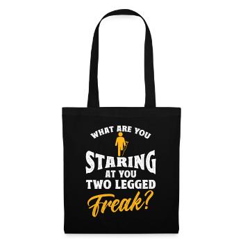 Handicap Amputee Amputation Prosthetic Leg - Tote Bag - black - Front