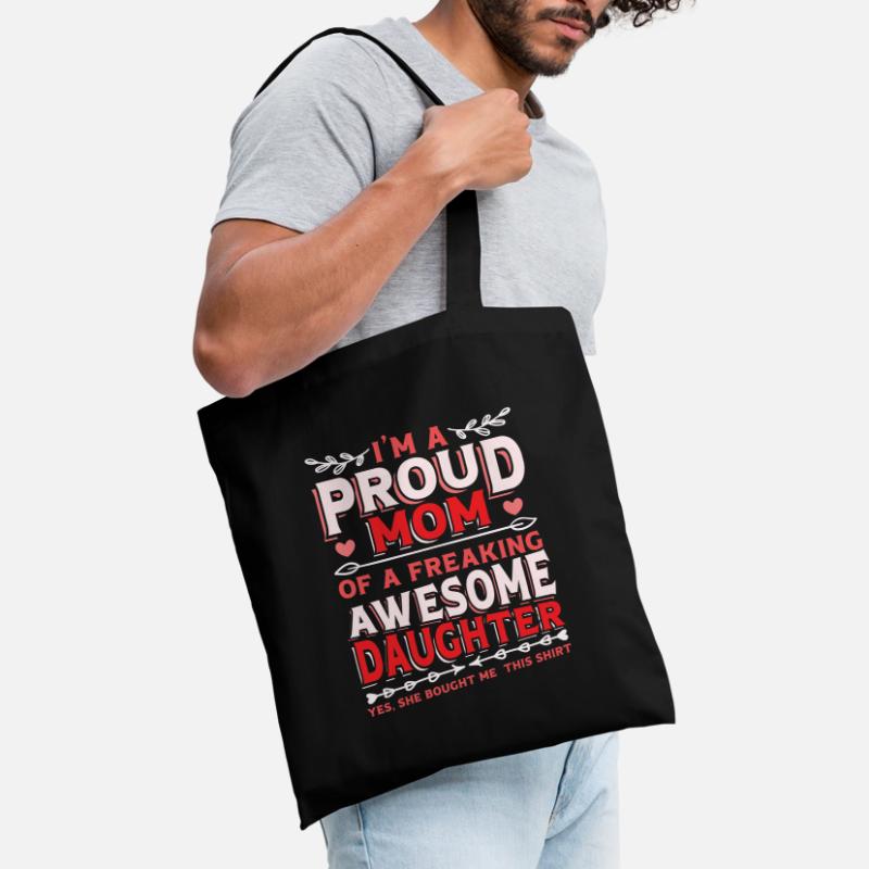 Ich bin eine stolze Mutter einer Tochter Stoffbeutel