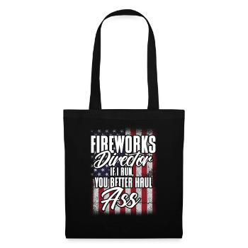 Funny fireworks pyrotechnician saying - Tote Bag - black - Front