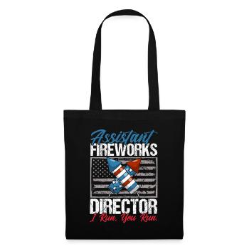 Funny fireworks pyrotechnician saying - Tote Bag - black - Front