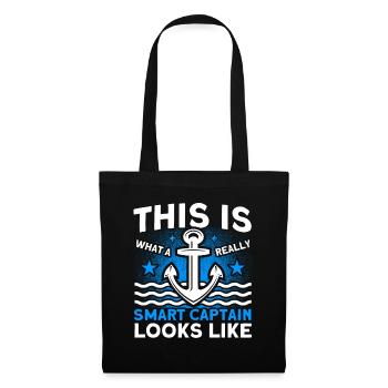Amateurs de bateau Capitaine de bateau Capitaines - Sac en tissu - noir - Devant