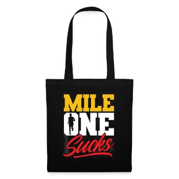 Motivation Streak Running Runner Marathon - Tote Bag - black - Front