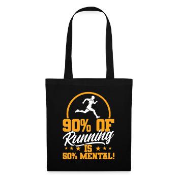 Motivation Streak Running Runner Marathon - Tote Bag - black - Front