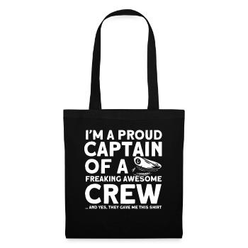 Amateurs de bateau Capitaine de bateau Capitaine Capitaines - Sac en tissu - noir - Devant
