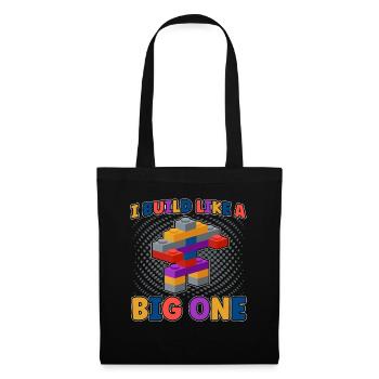 Build clamping block building block - Tote Bag - black - Front