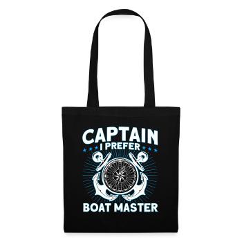 Amateurs de bateau Capitaine de bateau Capitaine Capitaines - Sac en tissu - noir - Devant