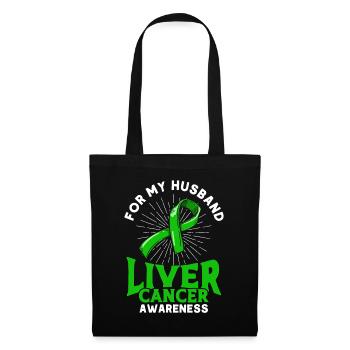 For my husband liver cancer - Tote Bag - black - Front