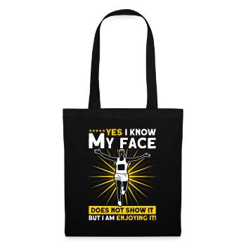 Motivation Streak Running Runner Marathon - Tote Bag - black - Front