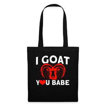 Vintage Retro Goat Breeder Goat Goat Lover - Tote Bag - black - Front