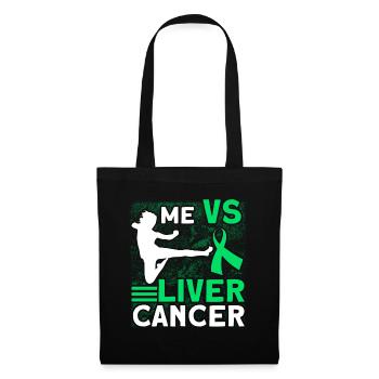 I against liver cancer Liver cancer - Tote Bag - black - Front