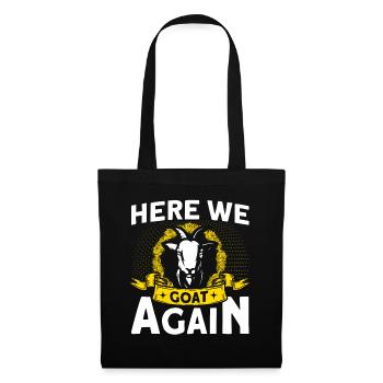 Vintage Retro Goat Breeder Goat Goat Lover - Tote Bag - black - Front