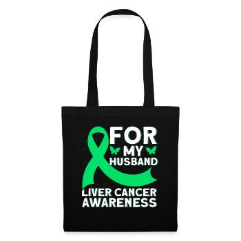 For my husband liver cancer - Tote Bag - black - Front