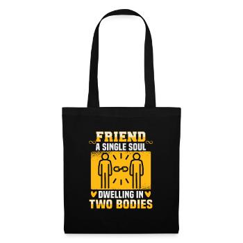 Friendship gift for good friend - Tote Bag - black - Front
