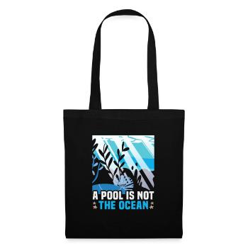 Beach holiday by the sea Design beach motif - Tote Bag - black - Front