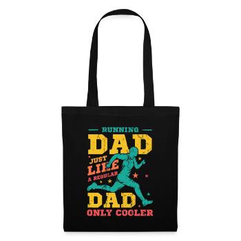 Courir papa, tout comme un papa ordinaire, seulement plus cool - Sac en tissu - noir - Devant