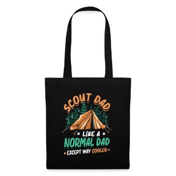 Scout Dad like a normal dad, only much cooler - Tote Bag - black - Front