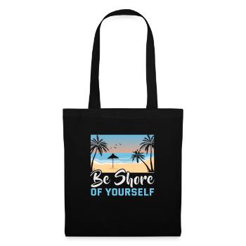 Beach holiday by the sea Design beach motif - Tote Bag - black - Front
